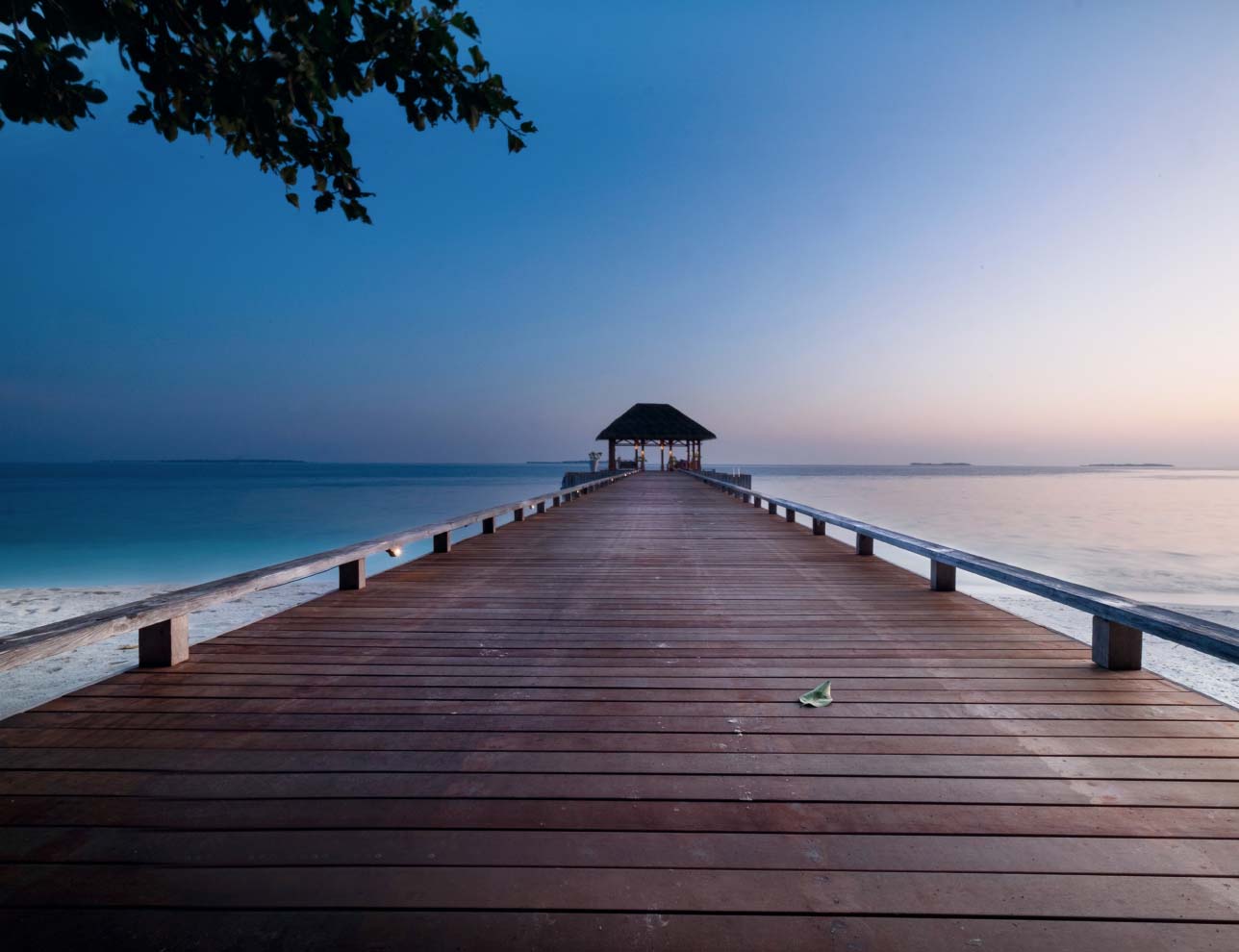 The dock at which the Maldives Speedboat Transfer from the domestic flights will arrive at Amilla.