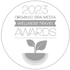 Organic Spa Media Logo - 2023 Wellness Travel Award Winner